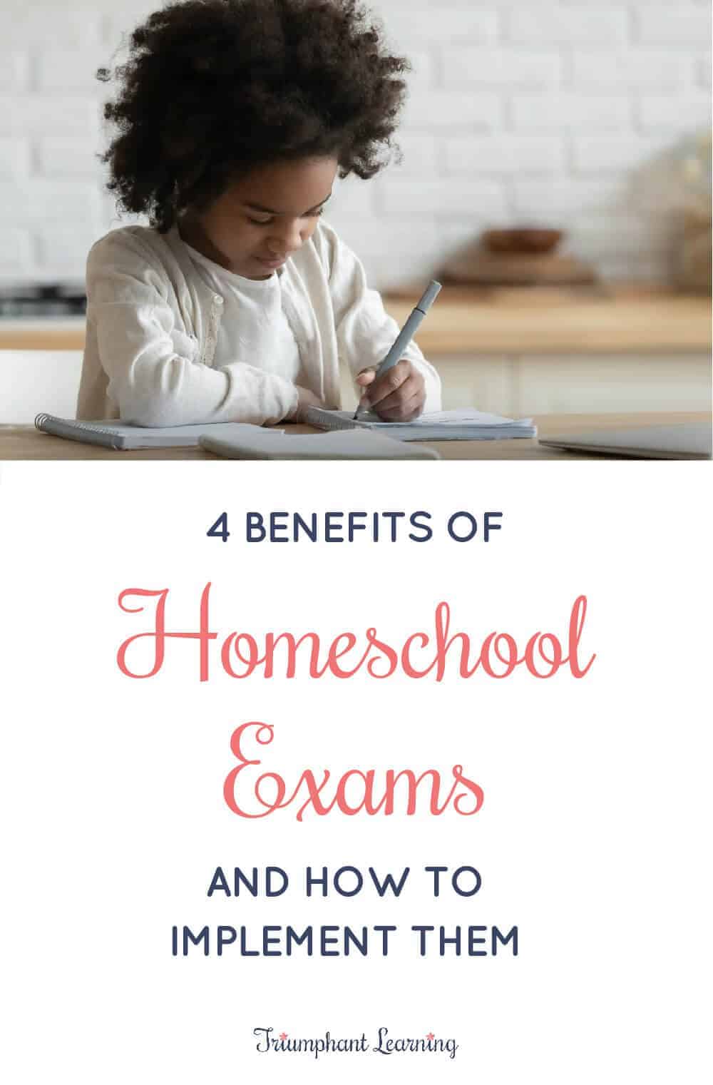 Exams are an important evaluation tool in your home educator toolkit. Learn why you should use homeschool exams and how to implement them. via @TriLearning