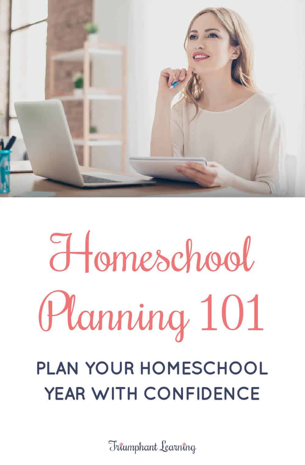 Learn the six simple steps to simplify homeschool planning so you can homeschool your children with confidence. via @TriLearning