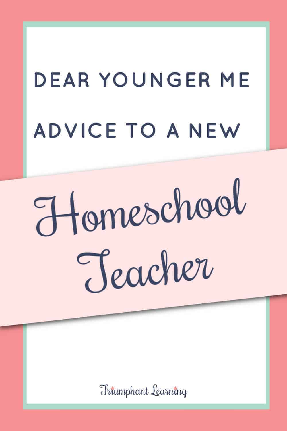 As a new homeschool parent, you have lots of questions. This is the homeschool advice I wish I had received when we started our journey. via @TriLearning