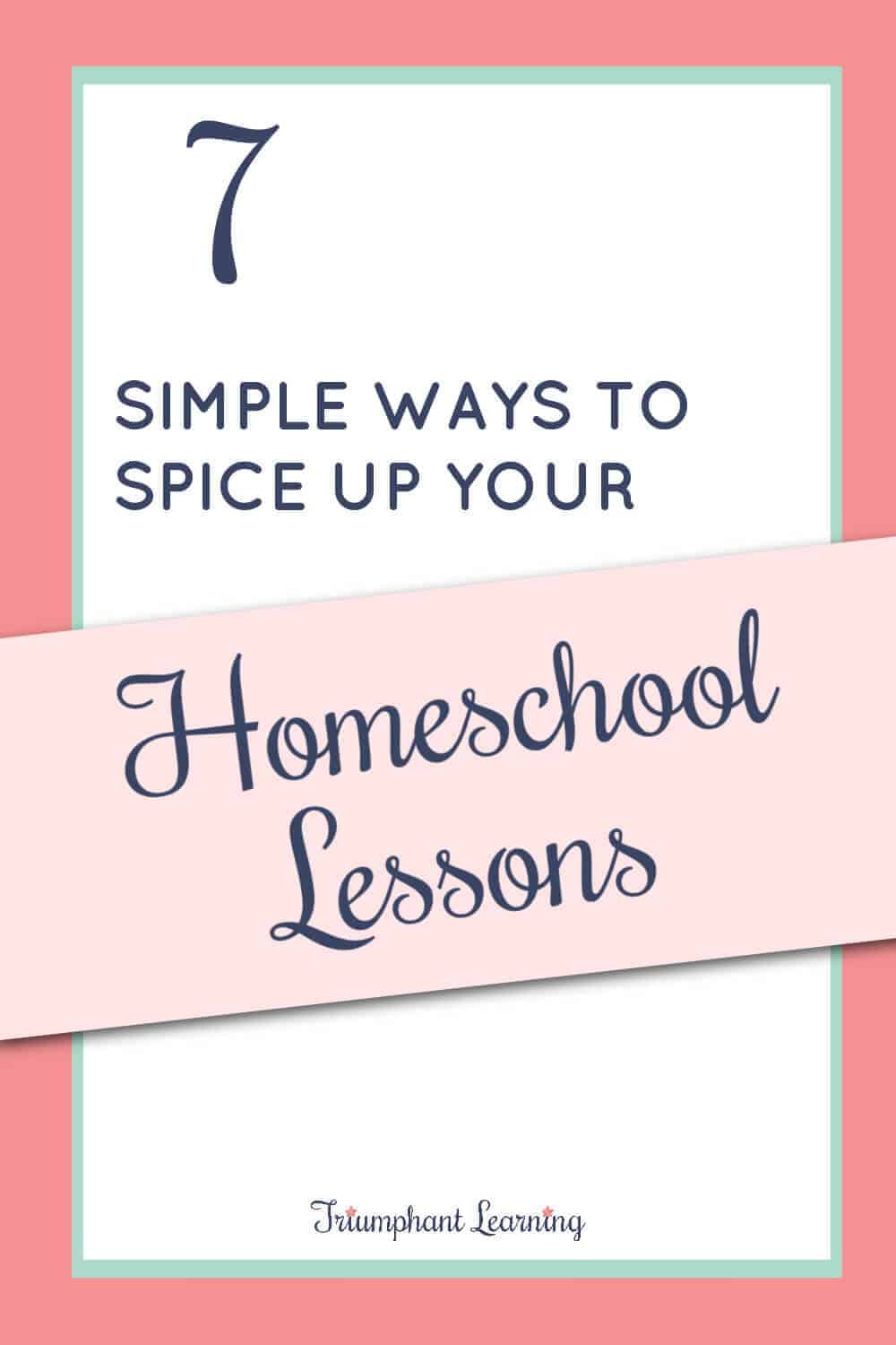 Want your children to look forward to school time? Learn how you can spice up your homeschool lessons without overwhelming your schedule. via @TriLearning