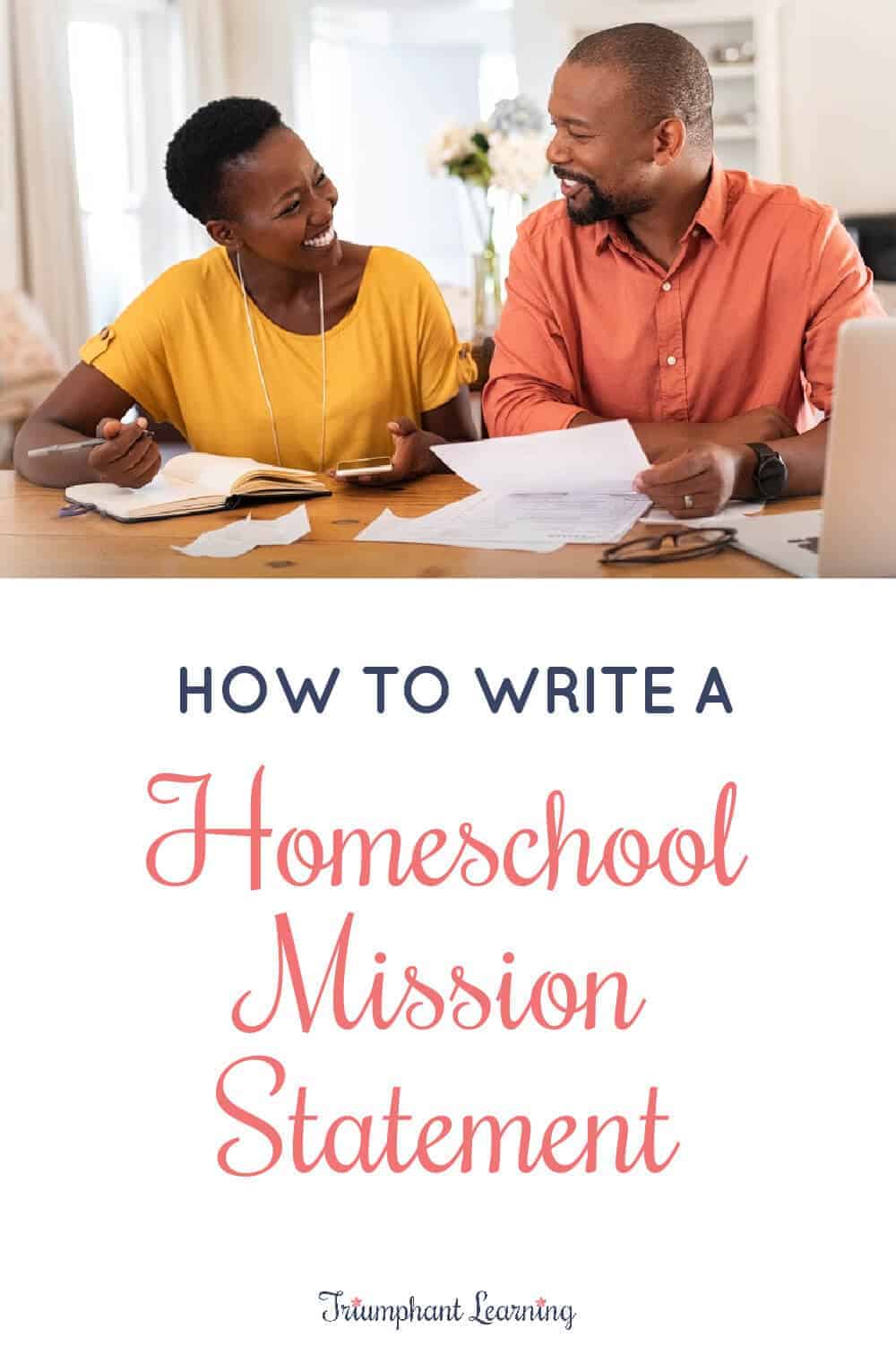A homeschool mission statement is an invaluable resource to help you evaluate curriculum and make decisions regarding your homeschool, but it can be overwhelming to write one. Learn how to write yours by answering these six questions. via @TriLearning