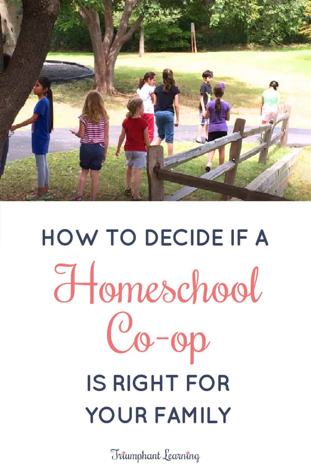 Is a homeschool co-op a good fit for your family? Co-ops are a great option for many families, but they're not a good fit for every family. Learn the pros and cons of co-ops, different types of co-ops, and how to decide if one is right for your family. via @TriLearning