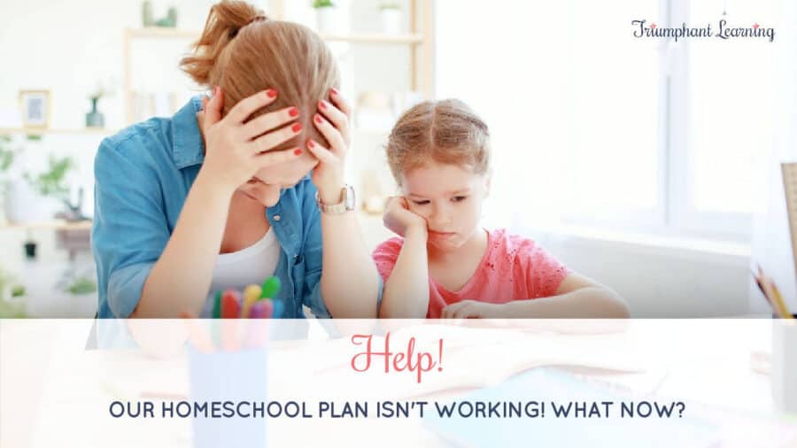 Even the best-made plans sometimes don't work out. Keep these three principles in mind when your homeschool plan isn't working.