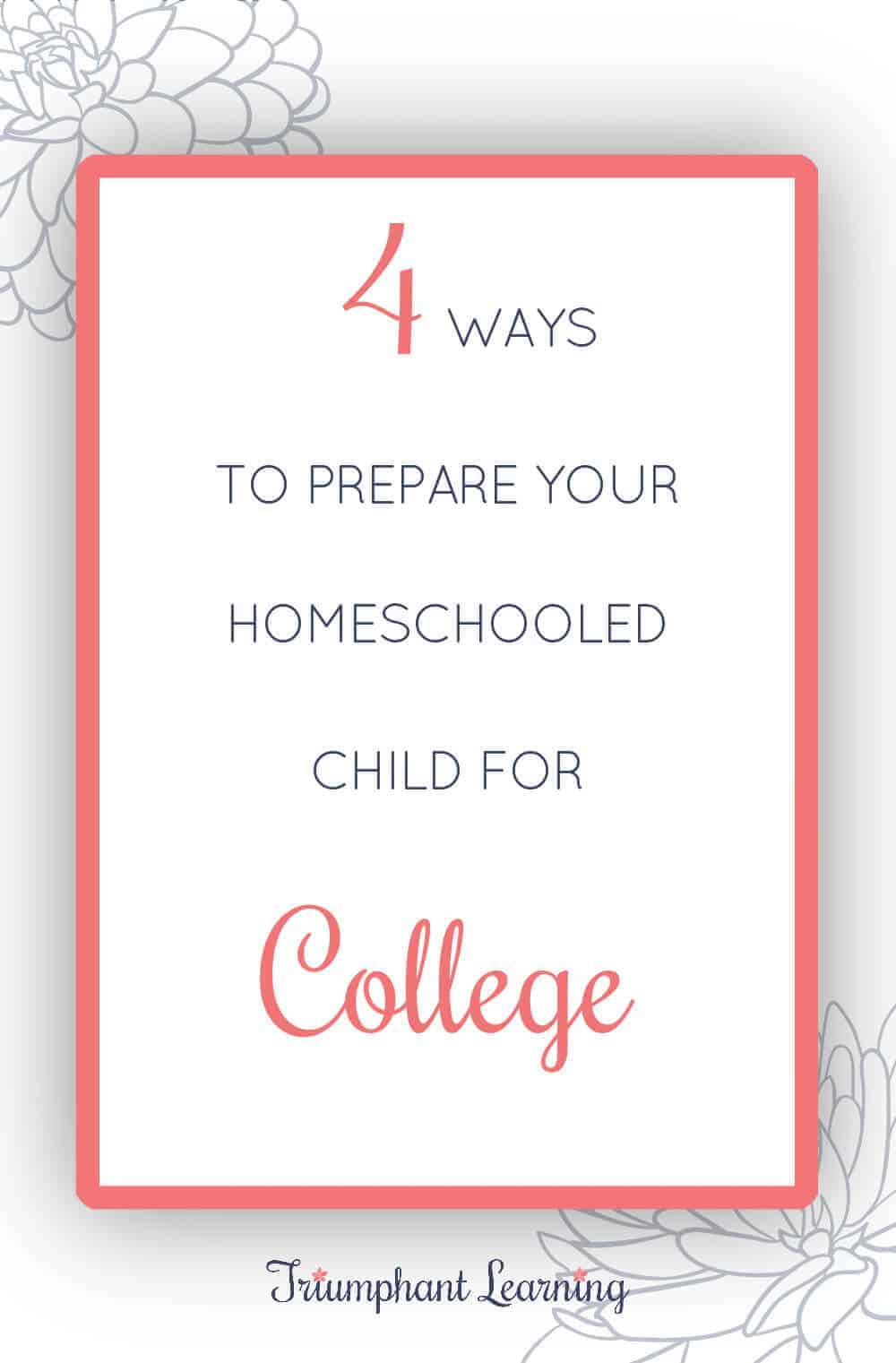 Is your homeschooled child ready for college? Learn the four skills every student should acquire to be successful in their future career. via @TriLearning