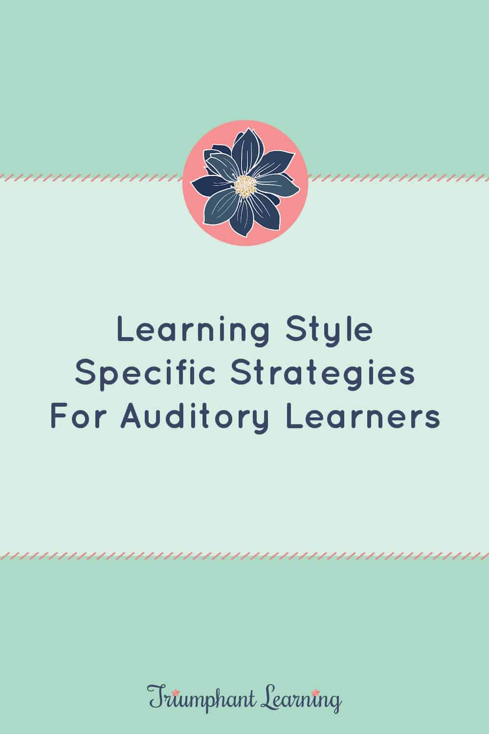 Does your child's learning style matter? Learn what you need to know about learning styles and strategies to use in your homeschool. via @TriLearning