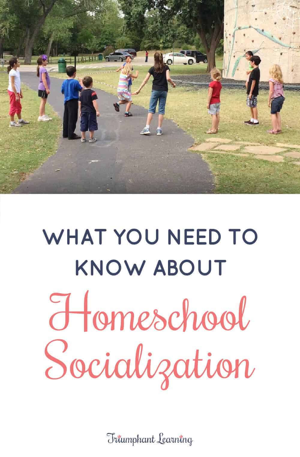 Learn about the benefits and challenges of homeschool socialization and ways you can create your social network as a homeschool family. via @TriLearning