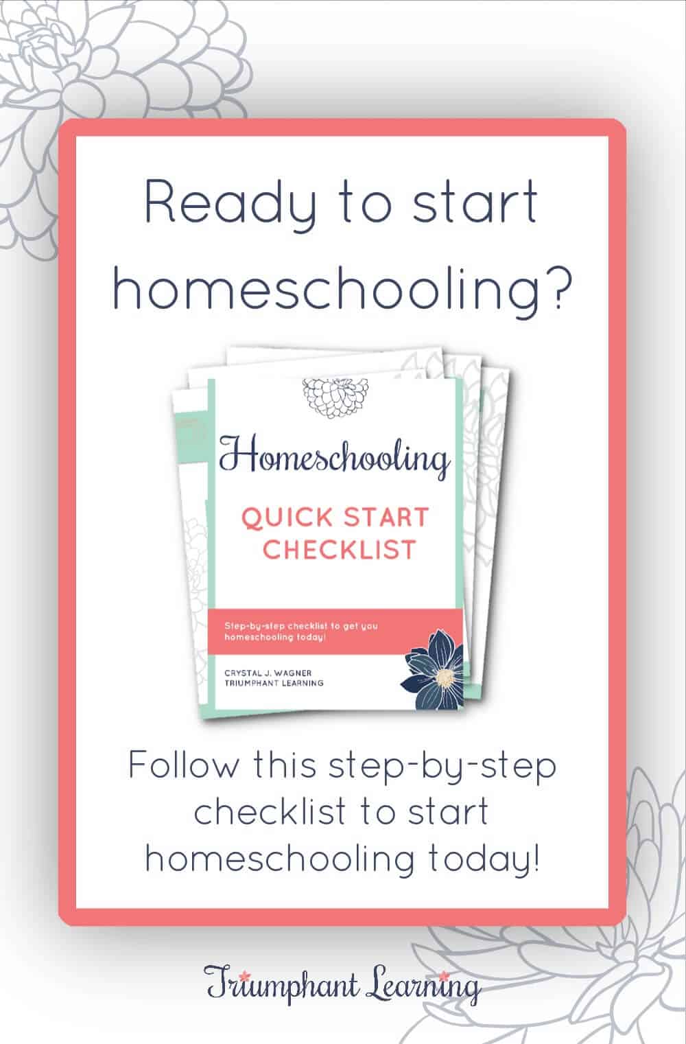Follow this step-by-step checklist to start homeschooling today! via @TriLearning