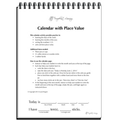 Calendar with Place Value