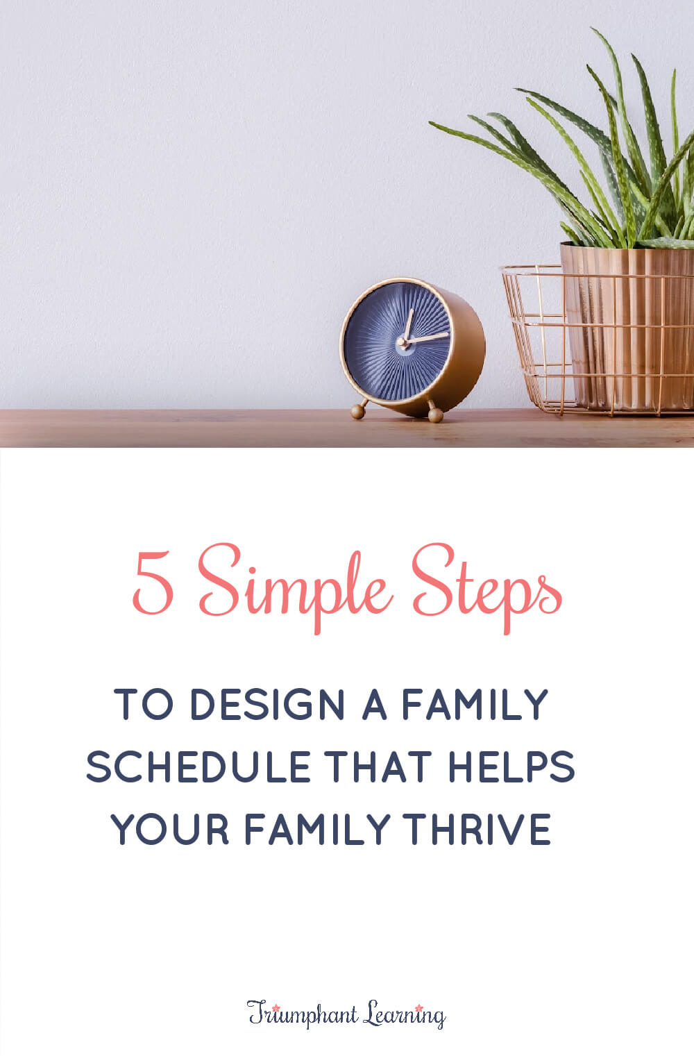 Trying to juggle the schedules for your whole family? Follow these five steps to design a family schedule that is realistic and attainable. via @TriLearning